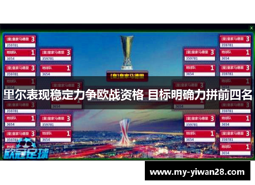 里尔表现稳定力争欧战资格 目标明确力拼前四名